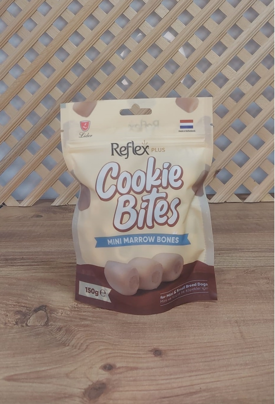 Reflex Plus Cookie Bites Mini Marrow Bones Dolgulu Köpek Ödül Bisküvisi 150 Gr